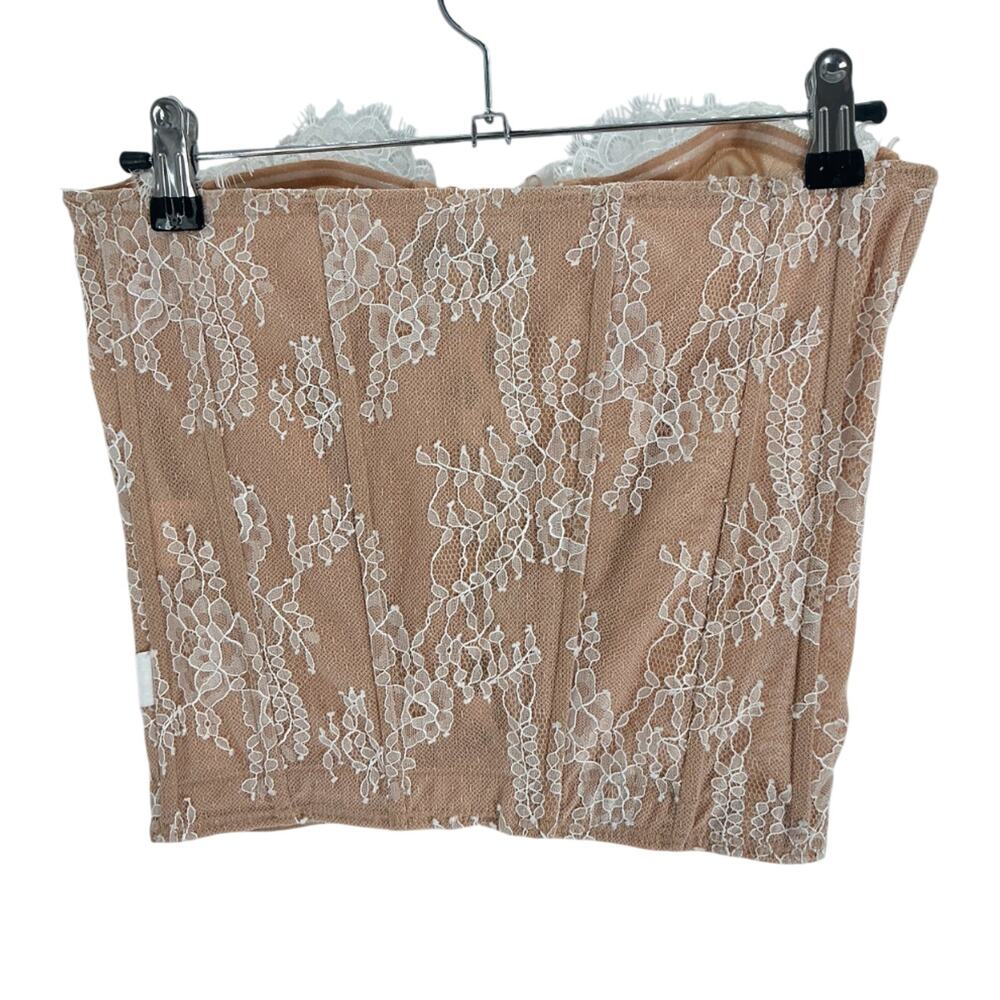 Loba Lace Tan Carmen Corset Size S - Picture 3 of 4
